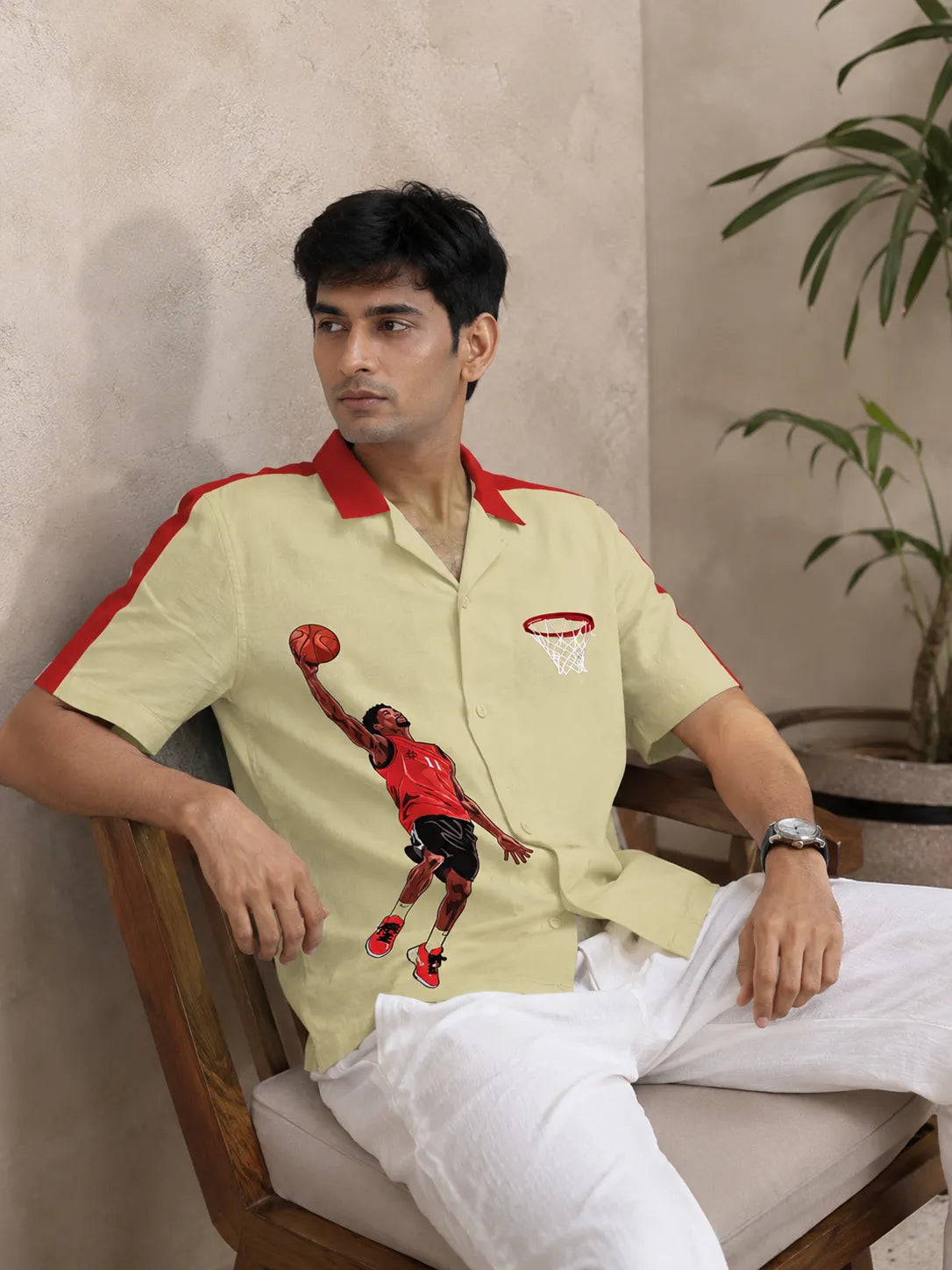 Courtside Dunk Linen Shirt