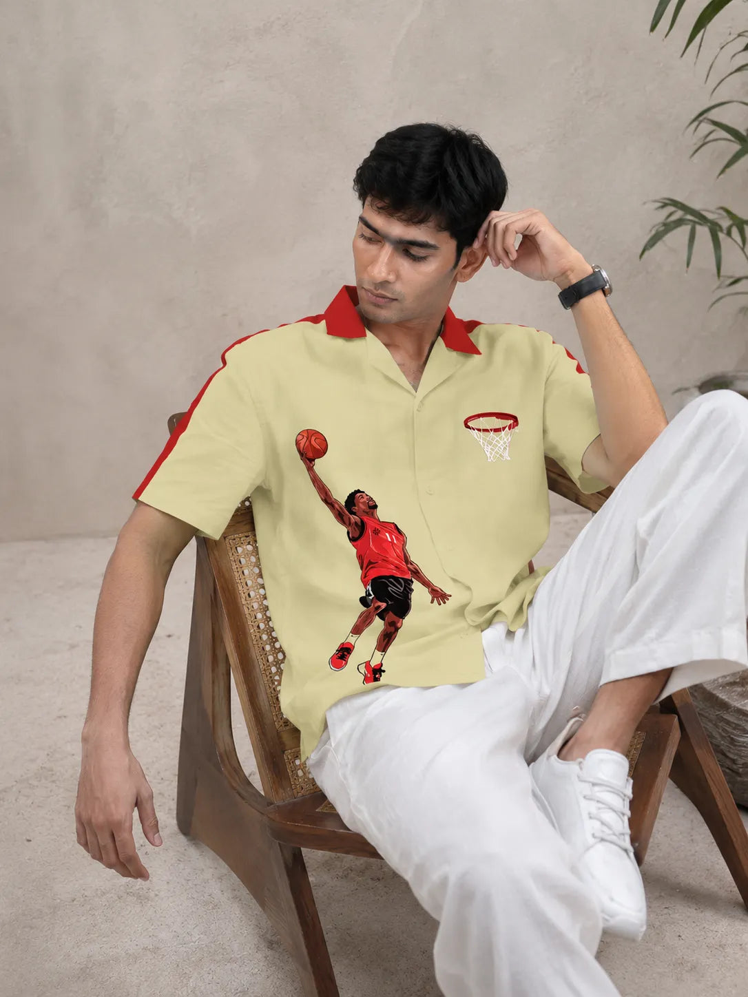 Courtside Dunk Linen Shirt