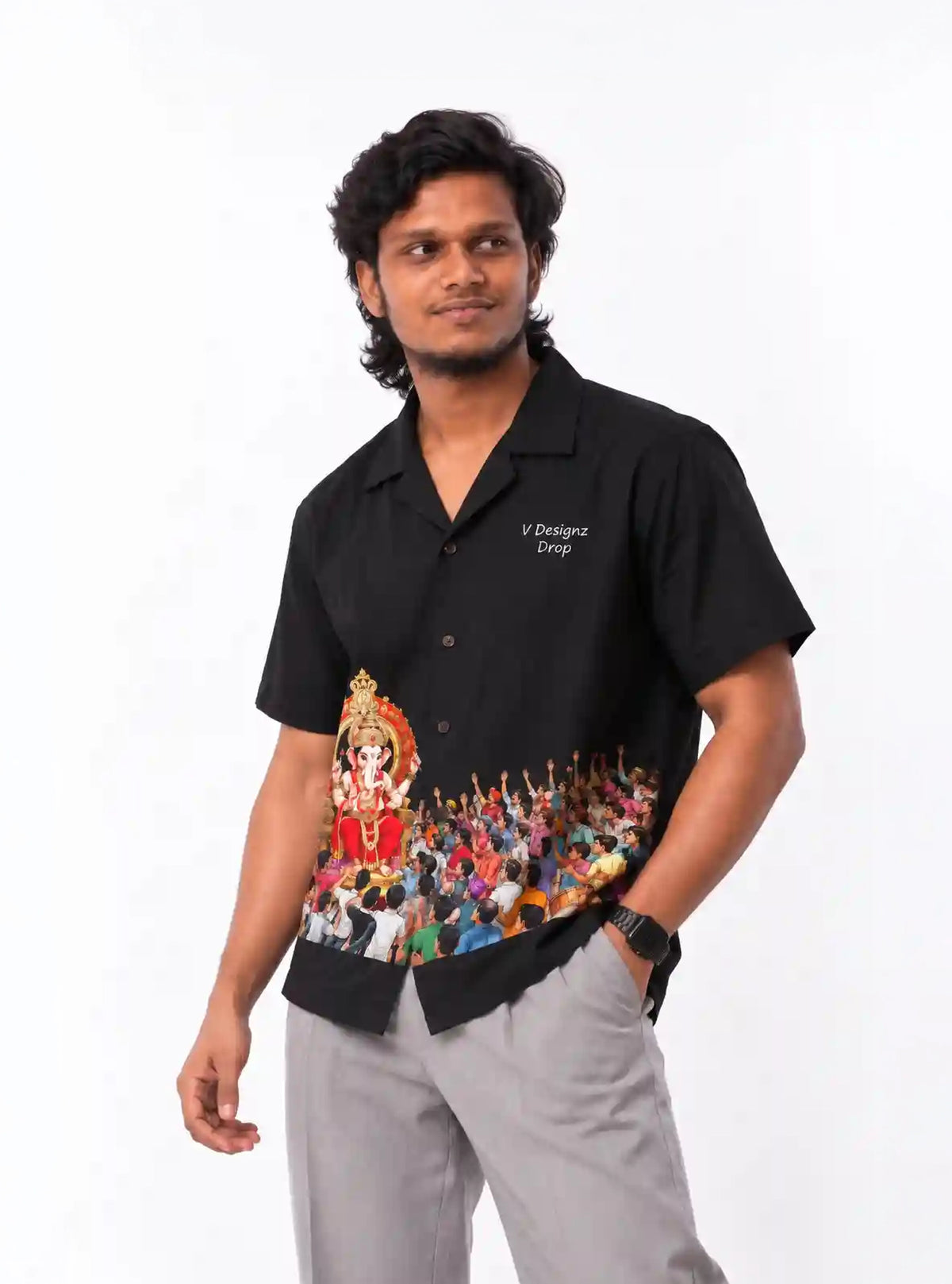 Ganesha Agaman Linen Shirt