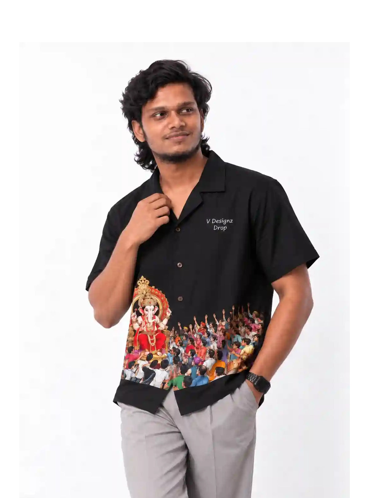 Ganesha Agaman Linen Shirt