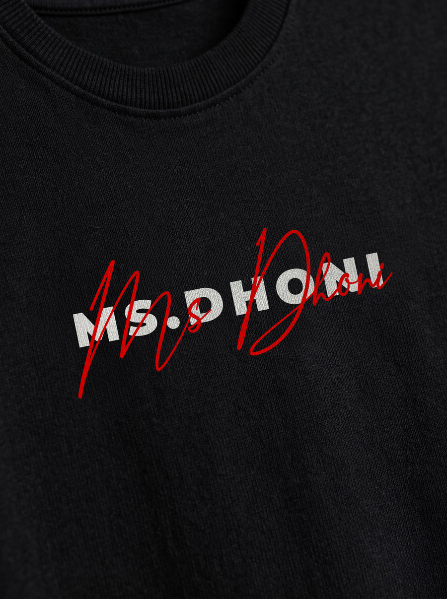 MS Dhoni Legacy Oversized Tee