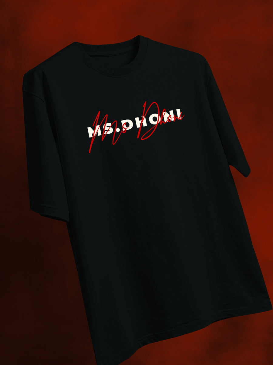 MS Dhoni Legacy Oversized Tee